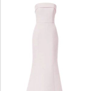 Amsale Jaylin Dress (Size 8) in Champagne